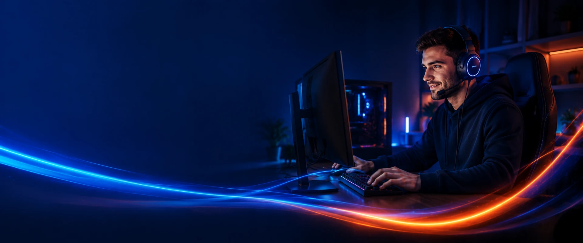 Internet fibra para jogar sem travar